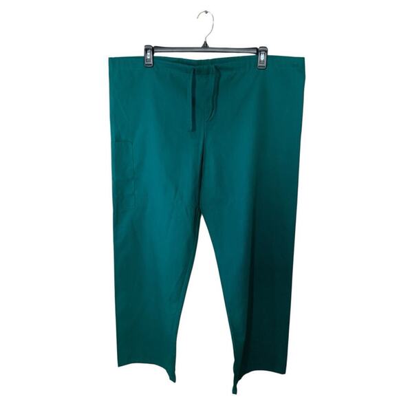 Fundamentals White Swan Uniform Pants L Drawstring Minimalist Workwear Pull On - Picture 1 of 9